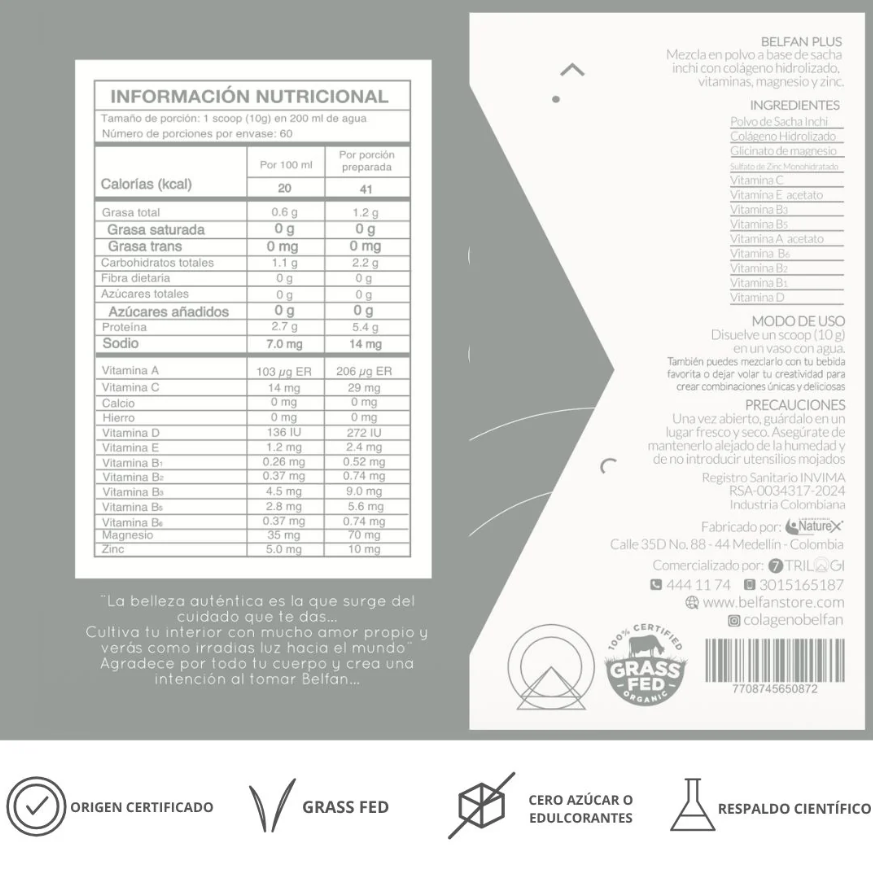 BELFAN – Hydrolyzed Collagen (Box of 20 Sachets)