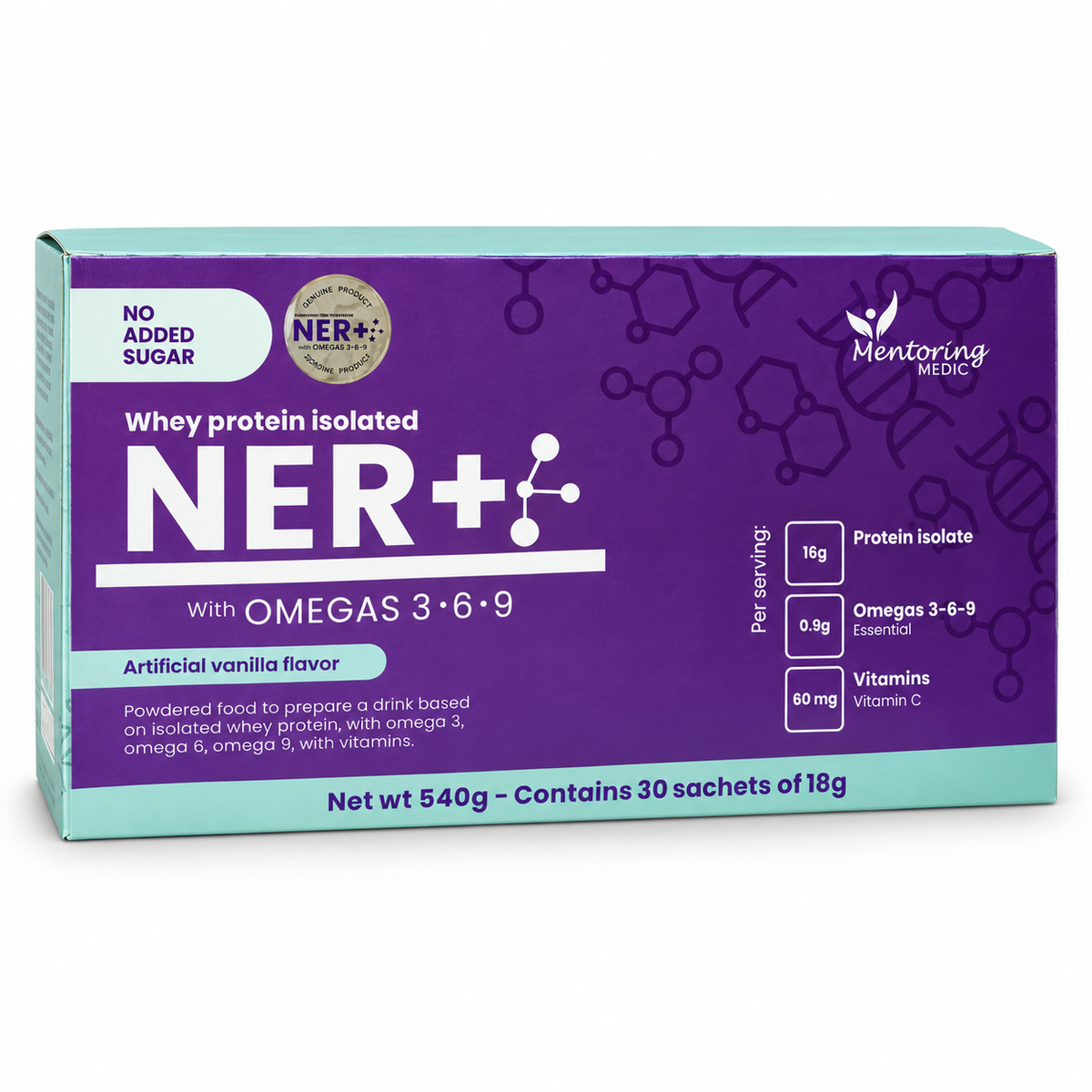 NER+ Proteína Inteligente con Omegas, Vitaminas y Minerales
